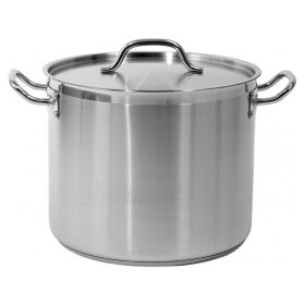  YATO YG-00005 GASTRO Fazék fedővel 20,9 liter 320 x 260 mm inox