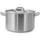 YATO YG-00026 GASTRO Lábas fedővel 22,4 liter 360 x 220 mm inox