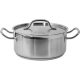 YATO YG-00041 GASTRO Lábas fedővel 5 liter 240 x 110 mm inox