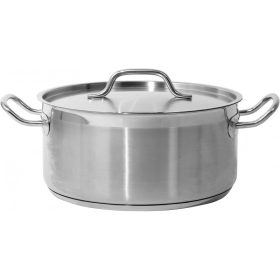   YATO YG-00042 GASTRO Lábas fedővel 8 liter 280 x 130 mm inox