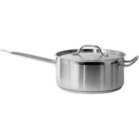   YATO YG-00063 GASTRO Nyeles lábas fedővel 8 liter 280 mm inox