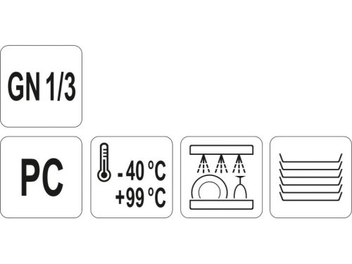 YATO YG-00462 GASTRO Kínálóbetétbe műanyag csepegtető lap GN 1/3