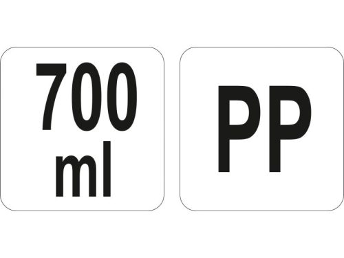 YATO YG-00554 GASTRO Szószadagoló flakon sárga