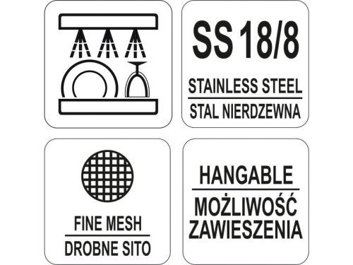 YATO YG-00600 GASTRO Szűrőkanál 220 mm