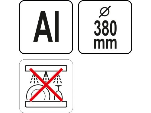 YATO YG-02035 GASTRO Pizzarács 380 mm