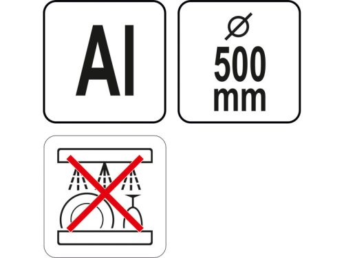 YATO YG-02038 GASTRO Pizzarács 500 mm