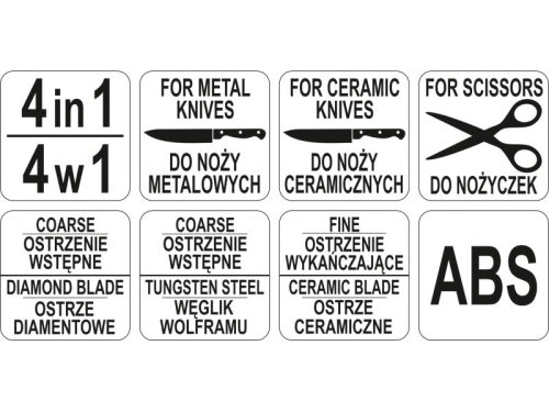 YATO YG-02352 GASTRO Késélező 4 az 1-ben