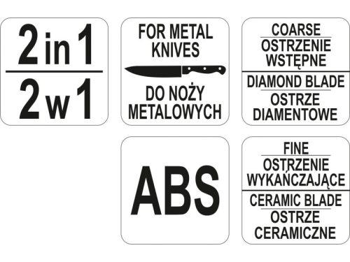 YATO YG-02354 GASTRO Késélező 2 lépcsős