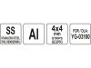 YATO YG-03143 GASTRO Csíkvágótárcsa 4 x 4 mm
