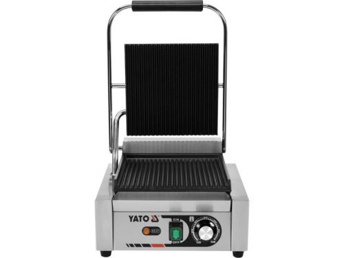 YATO YG-04555 GASTRO Kontaktgrill 320 mm 1800 W bordázott sűtőlap