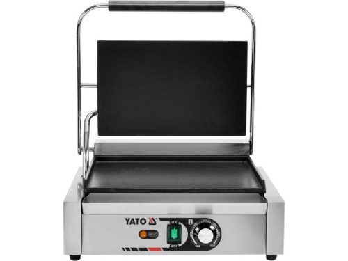 YATO YG-04558 GASTRO Kontaktgrill 440 mm 2200 W lapos sütőlap