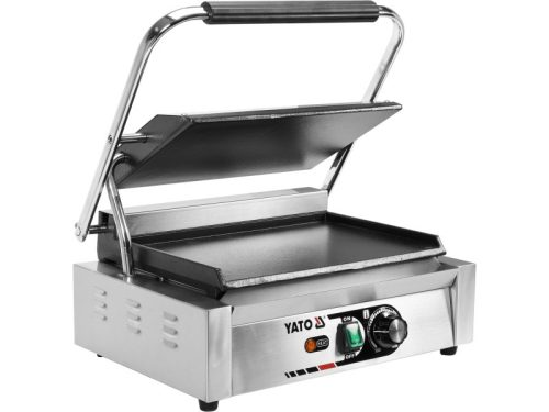YATO YG-04558 GASTRO Kontaktgrill 440 mm 2200 W lapos sütőlap