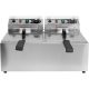 YATO YG-04623 GASTRO Asztali olajsütő 2 x 8 liter 2 x 3300 W