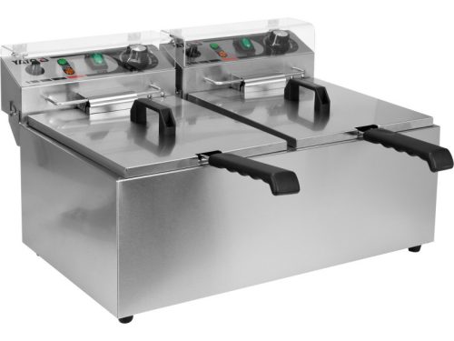 YATO YG-04623 GASTRO Asztali olajsütő 2 x 8 liter 2 x 3300 W