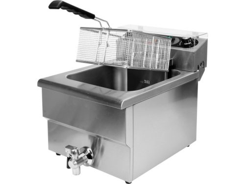 YATO YG-04630 GASTRO Asztali olajsütő 12 liter 5000 W leeresztőcsappal