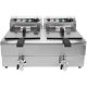 YATO YG-04634 GASTRO Asztali olajsütő 12 liter 5000 W leeresztőcsappal