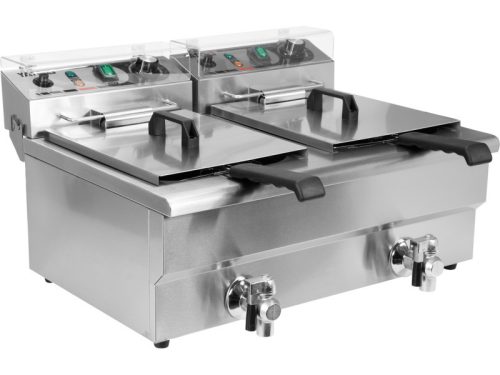 YATO YG-04634 GASTRO Asztali olajsütő 12 liter 5000 W leeresztőcsappal