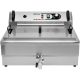 YATO YG-04640 GASTRO Asztali olajsütő 23 liter 6000 W leeresztőcsappal
