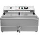 YATO YG-04641 GASTRO Asztali olajsütő 26,5 liter 6000 W leeresztőcsappal