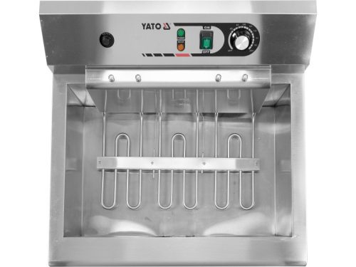 YATO YG-04641 GASTRO Asztali olajsütő 26,5 liter 6000 W leeresztőcsappal