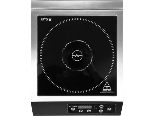 YATO YG-04701 GASTRO Asztali indukciós főzőlap 500-3500 W LED kijelzővel