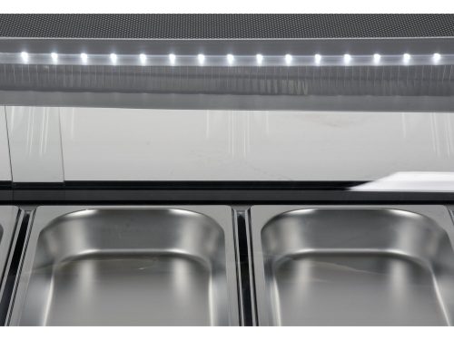 YATO YG-05002 Hűtött vitrin fekete 6x1/3GN 1530x420x295mm