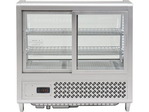 YATO YG-05022 Hűtött vitrin ezüst 100L 680x450x670mm