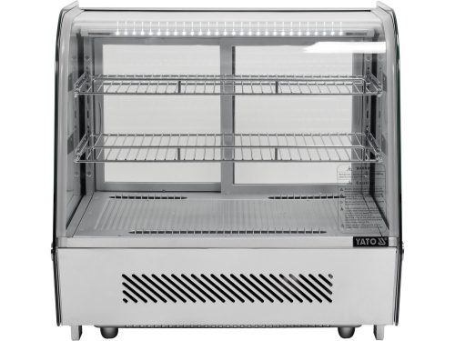 YATO YG-05025 Hűtött vitrin ezüst 120L 680x560x660mm