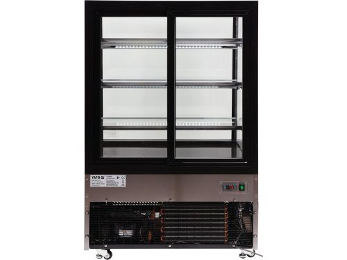 YATO YG-05045 Hűtött vitrin fekete 500L 900x805x1445mm
