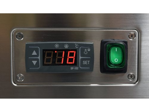 YATO YG-05045 Hűtött vitrin fekete 500L 900x805x1445mm