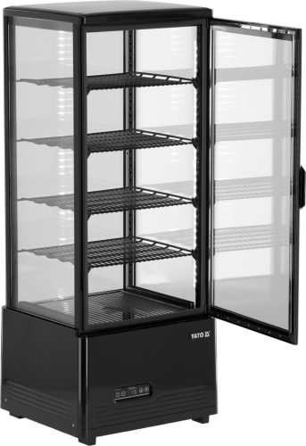 YATO YG-05053 Hűtött vitrin 98L 46X41X112 fekete