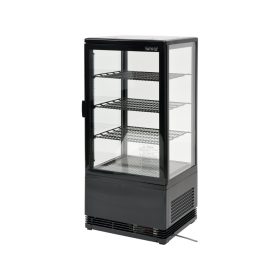 YATO YG-05056 Hűtött vitrin fekete 78L 420x380x960