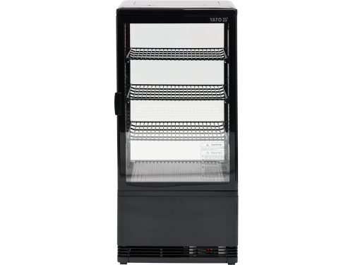 YATO YG-05056 Hűtött vitrin fekete 78L 420x380x960
