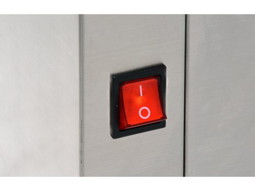 YATO YG-05068 Hűtött vitrin fekete-ezüst 400L 650x650x1908mm