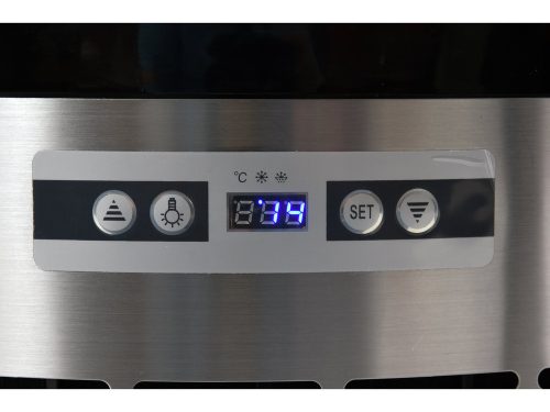 YATO YG-05094 Hűtött vitrin fekete-ezüst 100L 480x480x1030mm