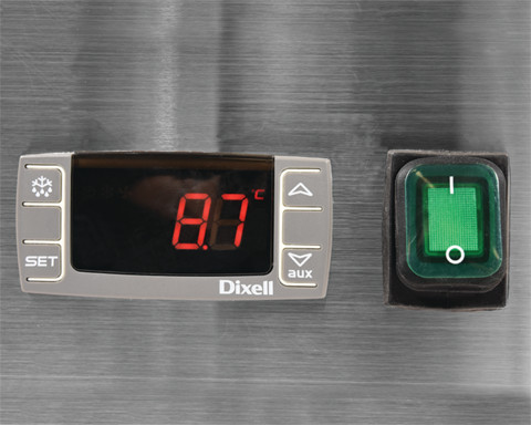 YATO YG-05200 Álló rozsdamentes egyajtós hűtőszekrény 650L 740x830x2010mm