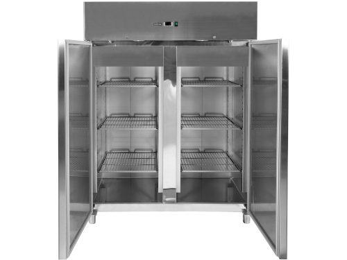 YATO YG-05221 Álló rozsdamentes kétajtós fagyasztószekrény 1200L 1340x810x2010mm