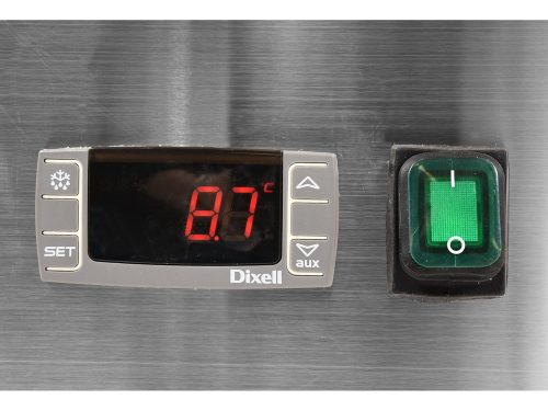 YATO YG-05253 Kétajtós rozsdamentes hűtőasztal 600-as széria 228L 1360x600x850mm