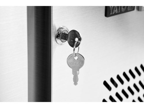 YATO YG-05254 Kétajtós rozsdamentes hűtőasztal 390L 1510x800x845mm