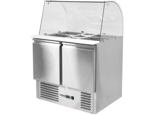 YATO YG-05260 SALADETTE 240L 2 DOOR GLASS TOP