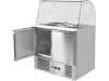YATO YG-05260 SALADETTE 240L 2 DOOR GLASS TOP