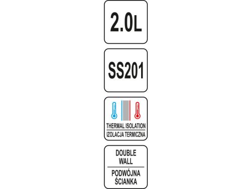 YATO YG-07027 GASTRO Inox termosz kancsó 2 liter