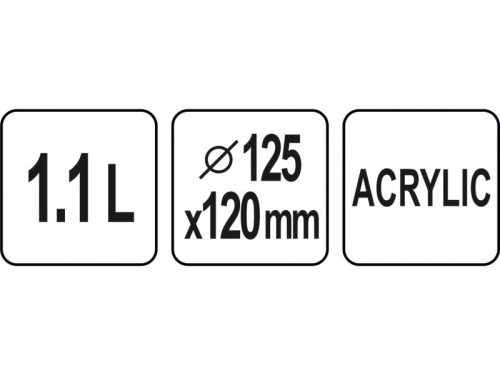YATO YG-07146 GASTRO Jégvödör 1,1 liter akril