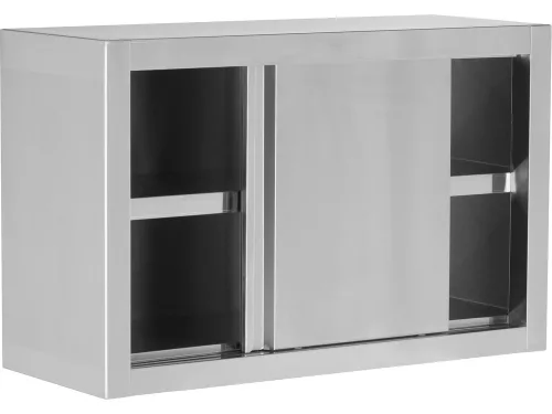 YATO YG-08900 Fali szekrény rozsdamentes két tolóajtóval 1000x400x650mm