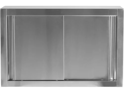 YATO YG-08900 Fali szekrény rozsdamentes két tolóajtóval 1000x400x650mm