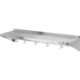   YATO YG-08937 Fali polc peremezve akasztóhorgokkal rozsdamentes 1200X300X180mm