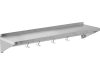 YATO YG-08937 WALL SHELF SINGLE W. HOOKS  1200X300X180