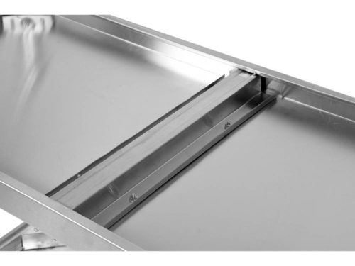 YATO YG-09022 GASTRO Inox munkaasztal alsó polccal hátsó felhajtással