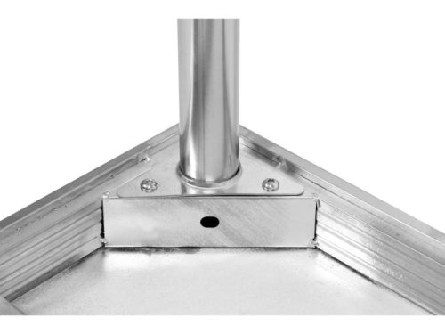 YATO YG-09022 GASTRO Inox munkaasztal alsó polccal hátsó felhajtással