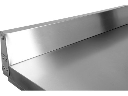 YATO YG-09024 GASTRO Inox munkaasztal alsó polccal hátsó felhajtással